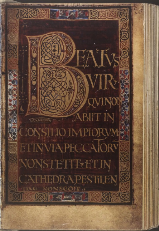 Dagulf's Psalter, cod. 1861 - Österreichische Nationalbibliothek, Vienna